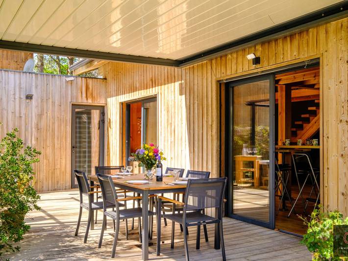 Chalet für 6 Personen, mit Whirlpool und Garten sowie Terrasse - 1