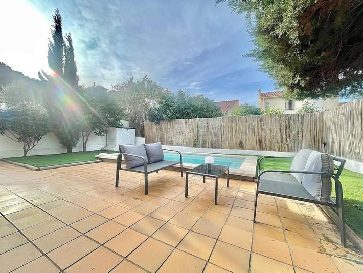 Villa pour 6 personnes, avec jardin ainsi que piscine et balcon à Canet-en-Roussillon - 3