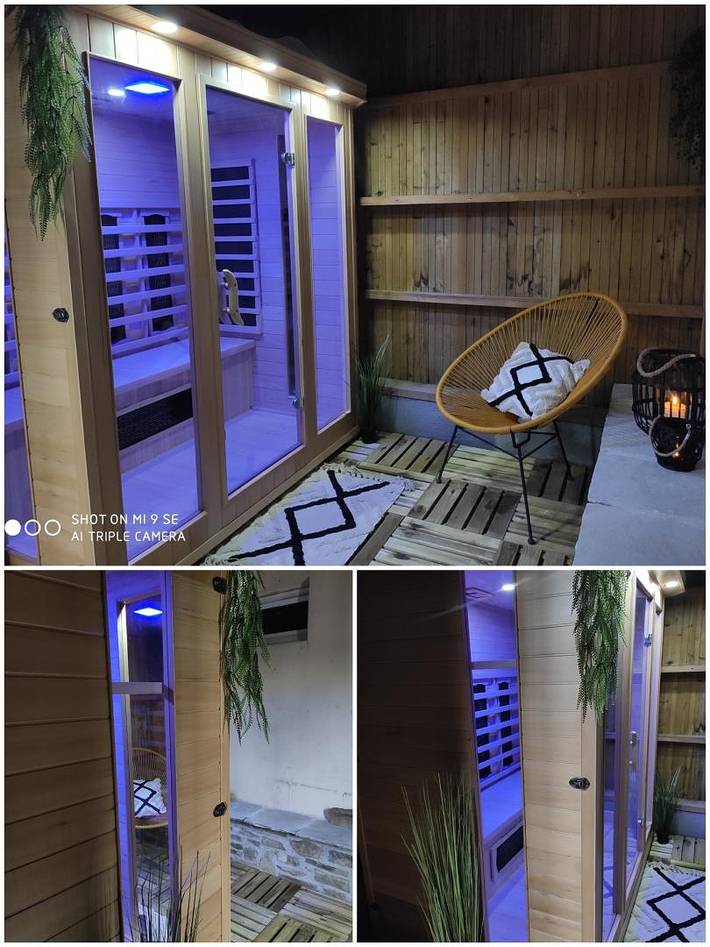 Gîte pour 10 personnes, avec jacuzzi et jardin ainsi que terrasse et sauna, animaux acceptés dans Plan D Eau De La Cantache - 2