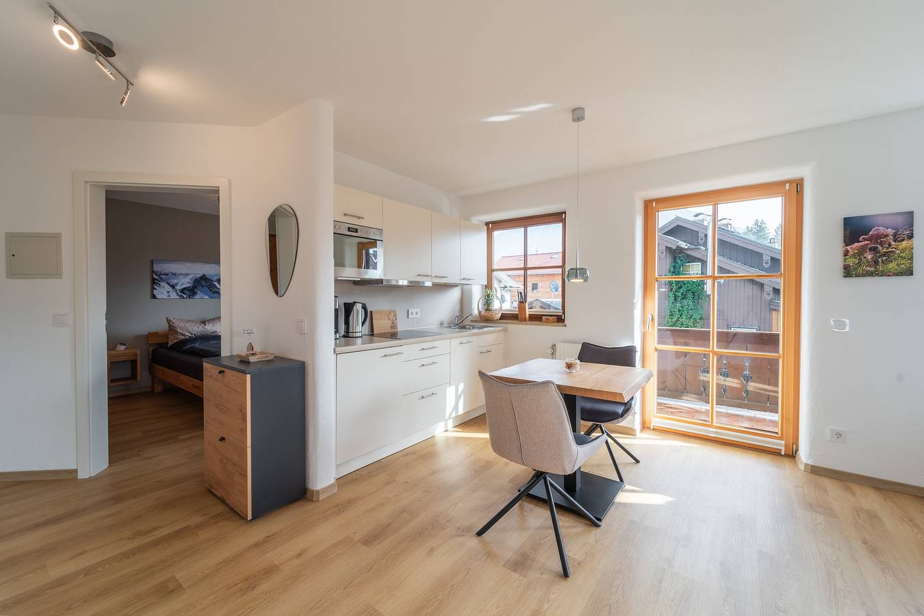 Ganze Ferienwohnung, Am Sonneneck - Dreigipfelblick  Fewo6 mit Sauna in Ruhpolding, Bayerische Alpen