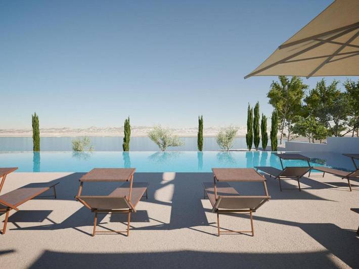 Ferienhaus für 5 Personen, mit Terrasse und Pool in Povljana