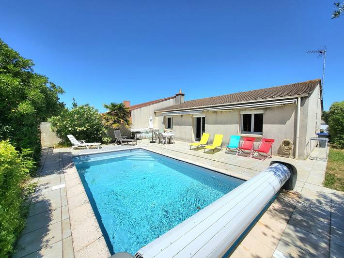 Maison de vacances pour 4 personnes, avec piscine et terrasse à Château-d'Olonne