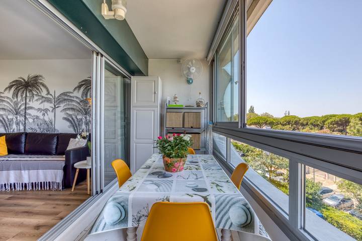 Location de vacances pour 4 personnes, avec Balcon ainsi que Jardin et Bassin pour enfant à La Grande-Motte