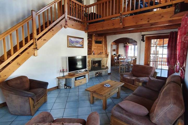 Chalet pour 10 personnes, avec jardin à Flumet