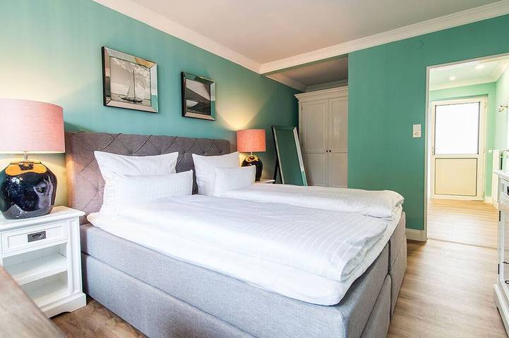 Appartement entier, Basic Quartier-Studio-Budget-Salle de bain privée in Langeoog