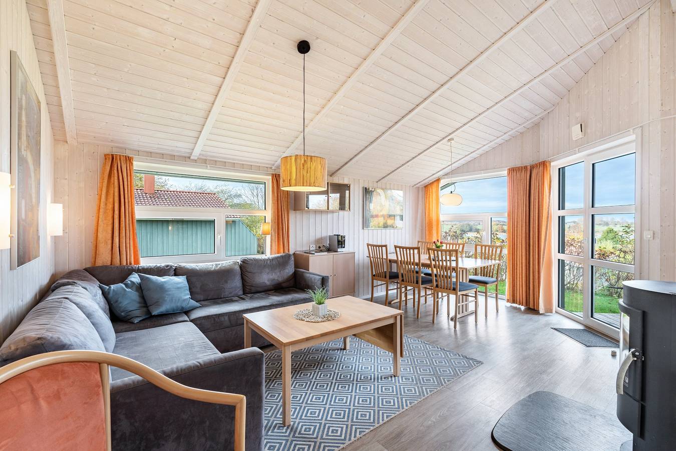Ferienhaus 'Skipper-Lodge Ost' mit Meerblick, Gemeinschaftsterrasse und Wlan in Kosel, Rendsburg-Eckernförde
