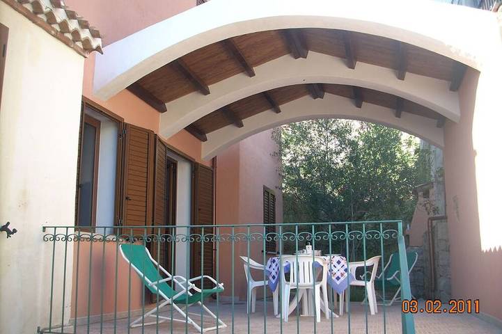 Ferienwohnung für 5 Personen, mit Balkon und Terrasse sowie Garten