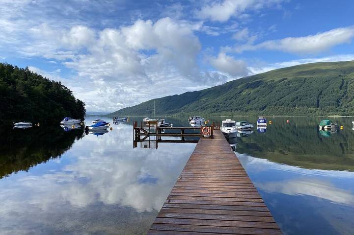 Chalet for 4 people, with garden, with pets in Loch Lomond