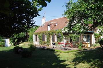 Gîte pour 4 personnes, avec jardin dans Morée