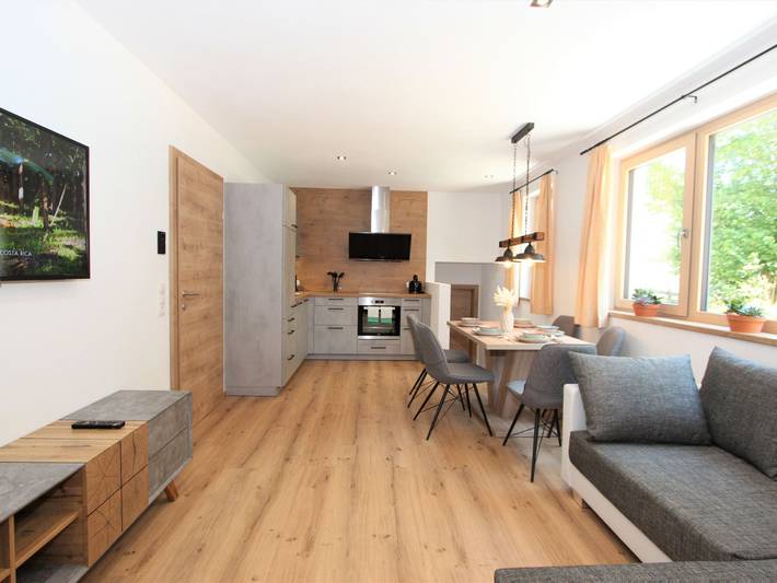 Ferienwohnung für 5 Personen, mit Garten
