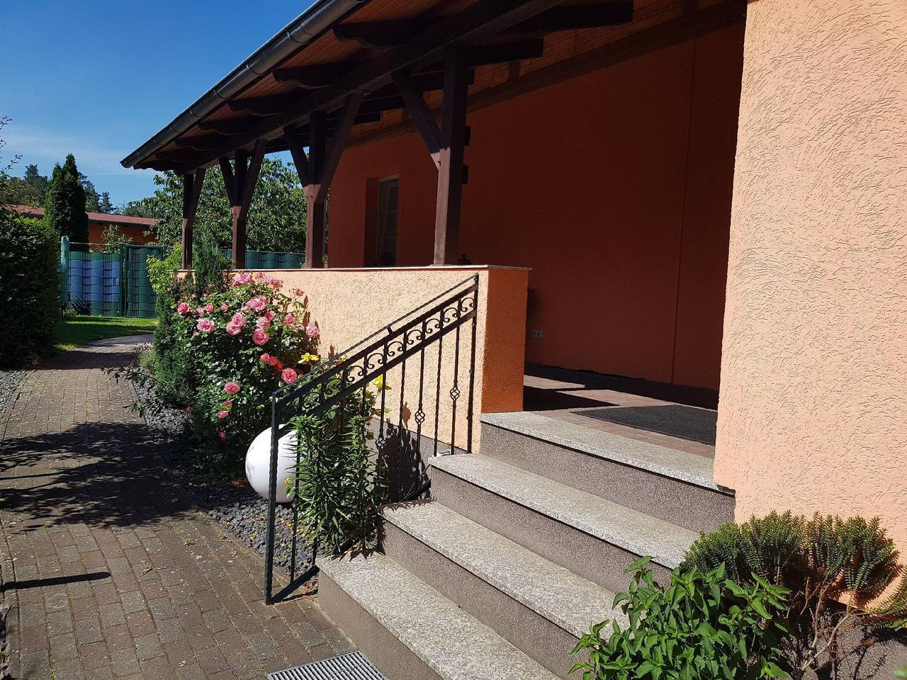 Ferienhaus in Altwarp Siedlung mit Terrasse, Grill und Garten in Altwarp, Stettiner Haff