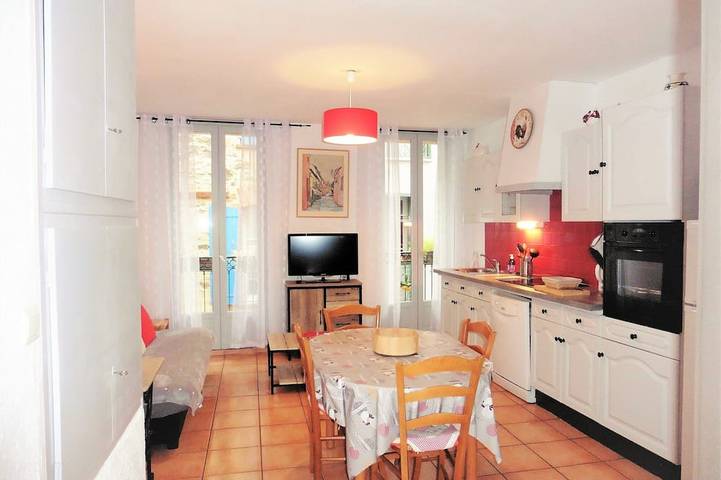 Gîte pour 4 personnes, avec balcon dans Plage Village Collioure