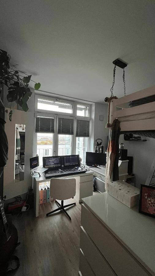 Ferienwohnung für 3 Personen, mit Balkon und Ausblick in HafenCity Hamburg