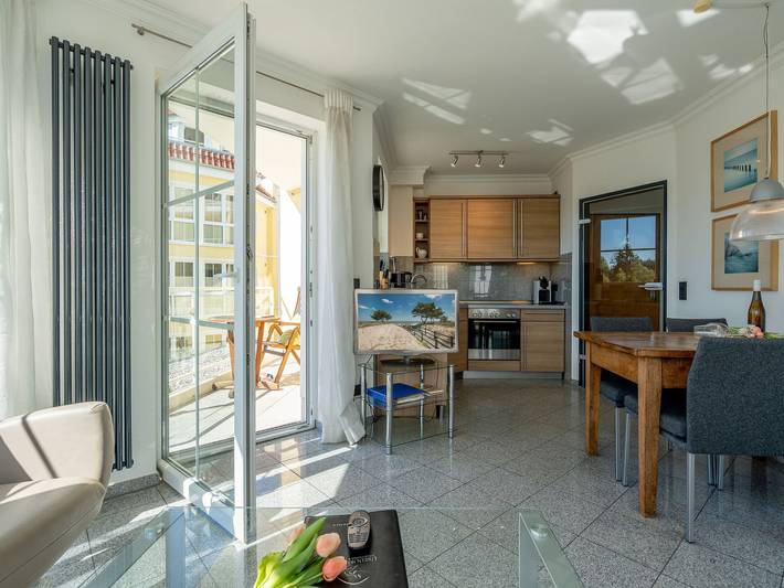 Ferienwohnung für 4 Personen, mit Balkon und Seeblick in Bansin