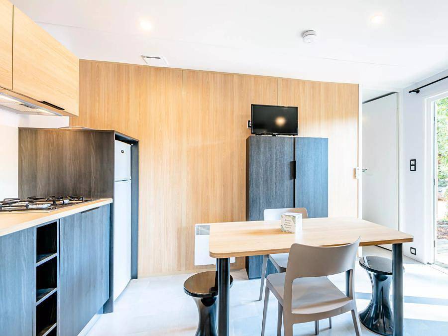 Camping Domaine Les Oréades - Mobilheim 4 personen - Cottage Arcachon 3 Zimmer 4 Personen Klimatisiert + Tv 2sdb in Sanguinet, Côte d’Argent