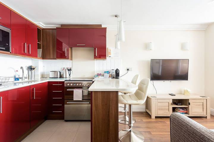 Apartment for 2 people, with balcony/terrace, child-friendly in Bournemouth