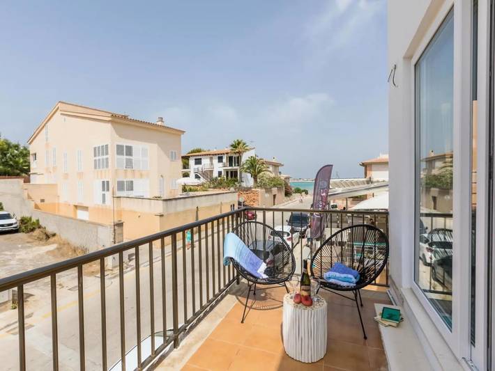 Ferienwohnung für 6 Personen, mit Balkon und Terrasse in Ses Covetes - 4
