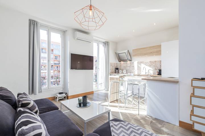 Appartement de vacances pour 2 personnes, avec Balcon à Nice