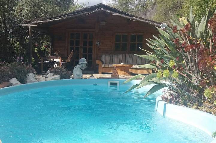 Ferienhaus für 4 Personen, mit Balkon und Garten