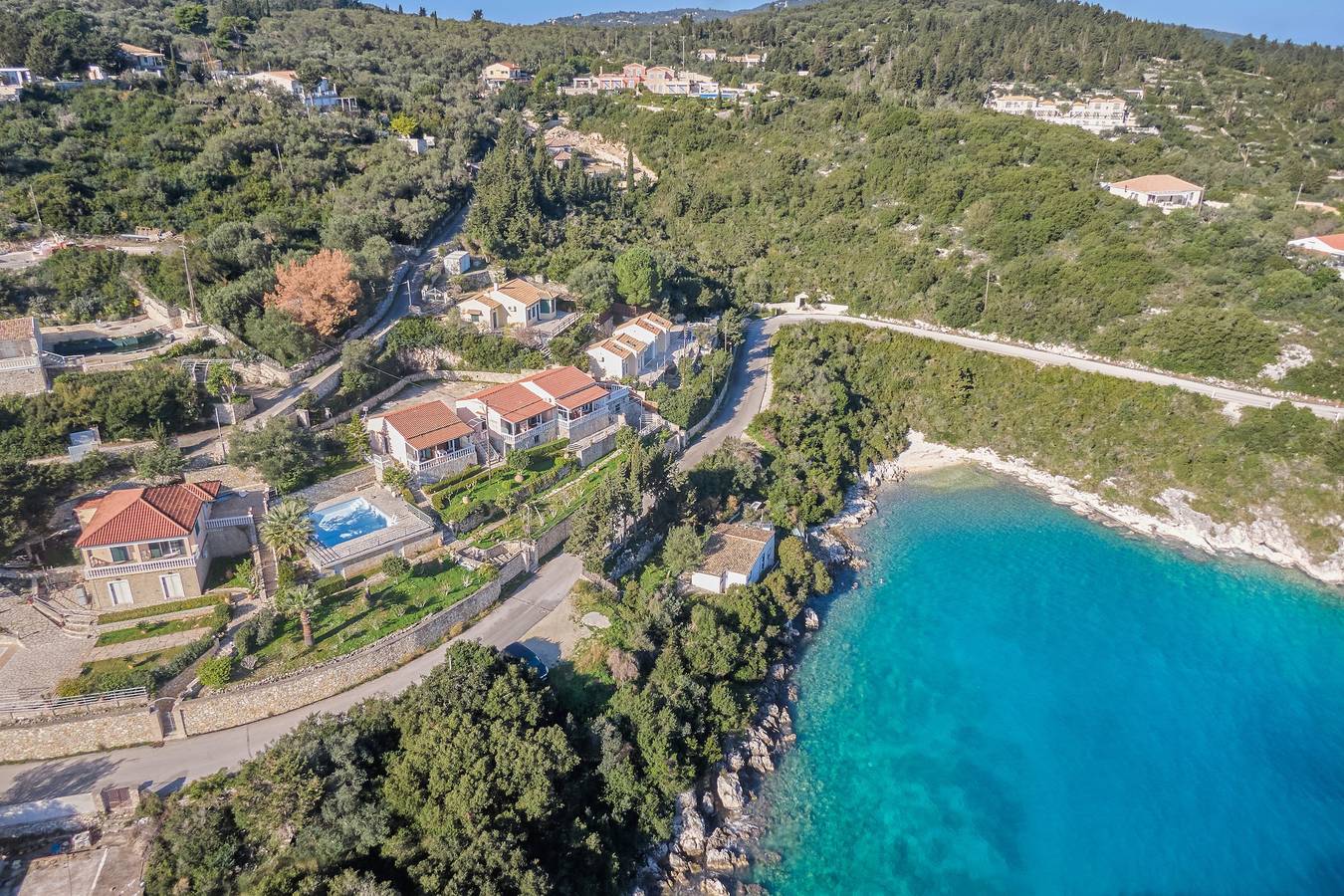 Studio entier, Studio 'Dolphin Villa 1' avec vue sur mer, Wi-Fi et climatisation in Paxos