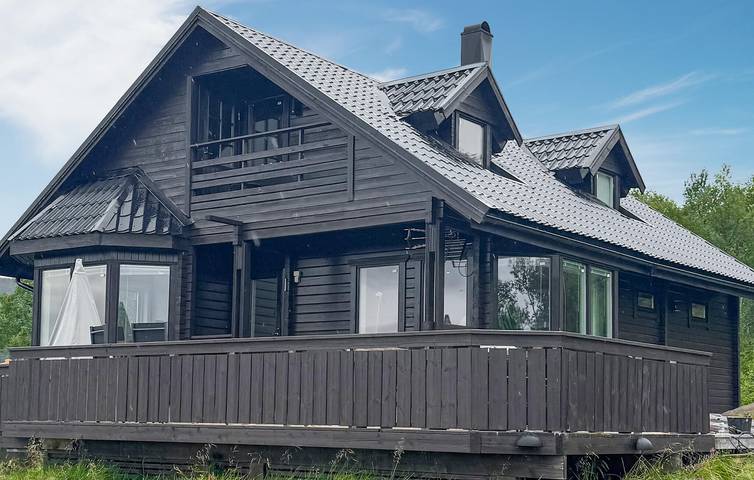 Vakantiehuis voor 6 personen, with terras and tuin as well as sauna in Noorwegen
