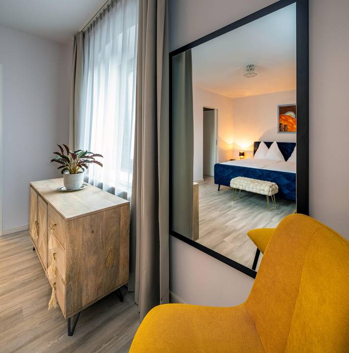 Ferienwohnung für 3 Personen, mit Ausblick und Garten - 1