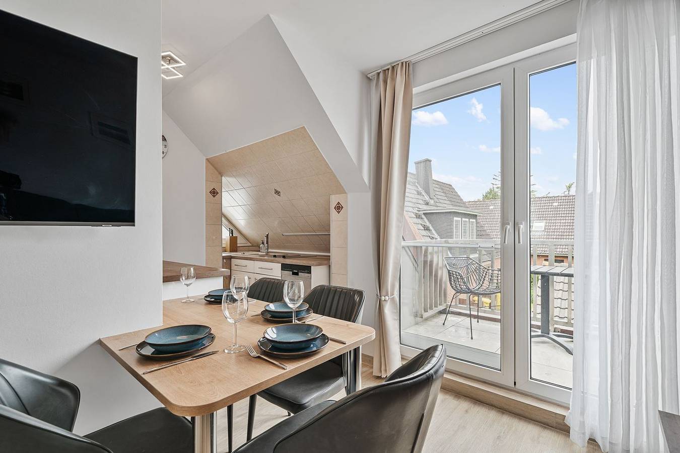 Ganze Wohnung, Kjell Hus - Fewo Dorf - gemütliche 2‑Zimmer‑Ferienwohnung in ruhiger Top‑Lage in Ording! in St. Peter-Bad, St. Peter-Ording