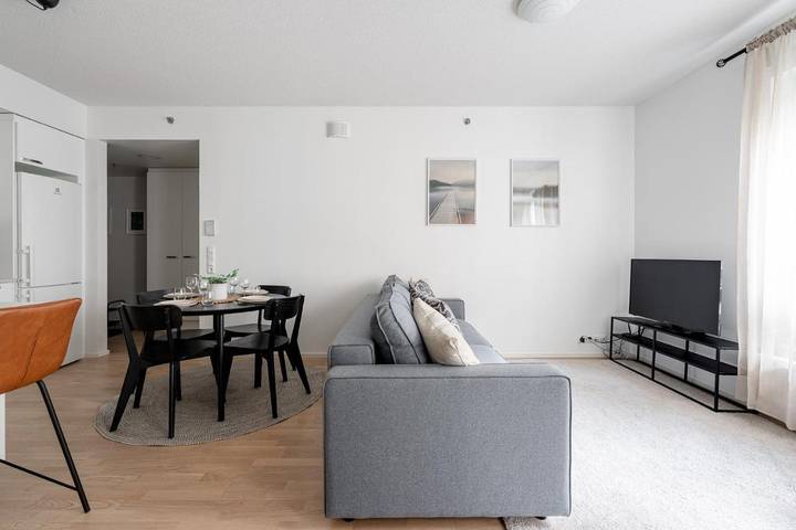 Gîte pour 4 personnes, avec balcon ainsi que sauna et vue, animaux acceptés dans Tampere - 3