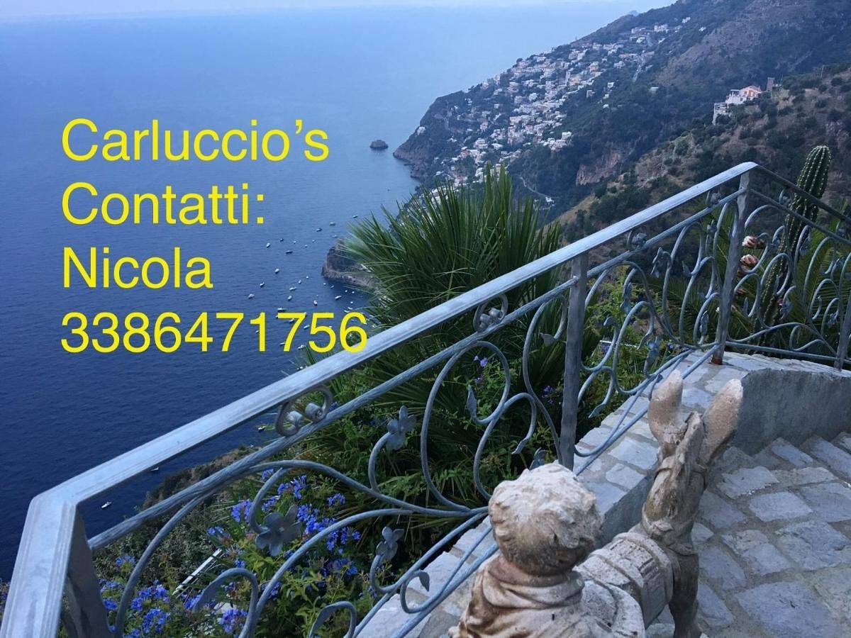 Carluccio’s stanza privata vista mare in Furore, Sorrento Coast