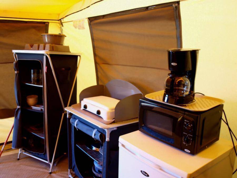 Camping La Tamarissière - Zelt 4 personen - Zelt Escapade in La Tamarissière, Agde
