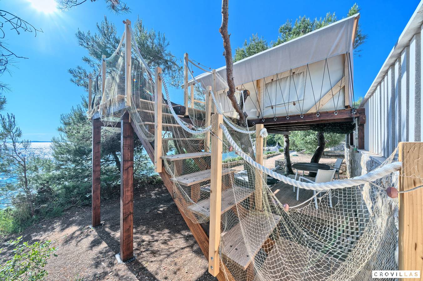 Appartement entier, Appartement de vacances pour 2 personnes avec vue sur l’océan in Tisno, Îles Dalmates