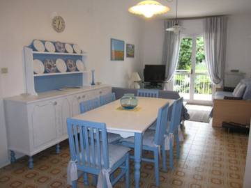 Gîte pour 6 personnes, avec vue et balcon/terrasse à Grado