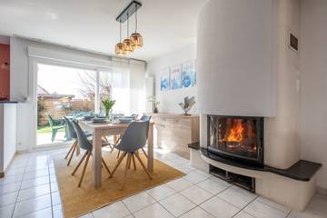 Location de vacances pour 8 personnes, avec terrasse et jardin à Berck