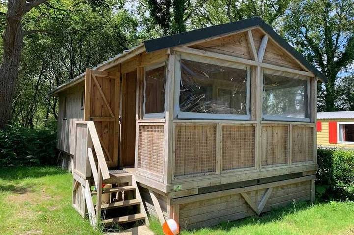 Blockhütte für 6 Personen, mit Sauna - 1