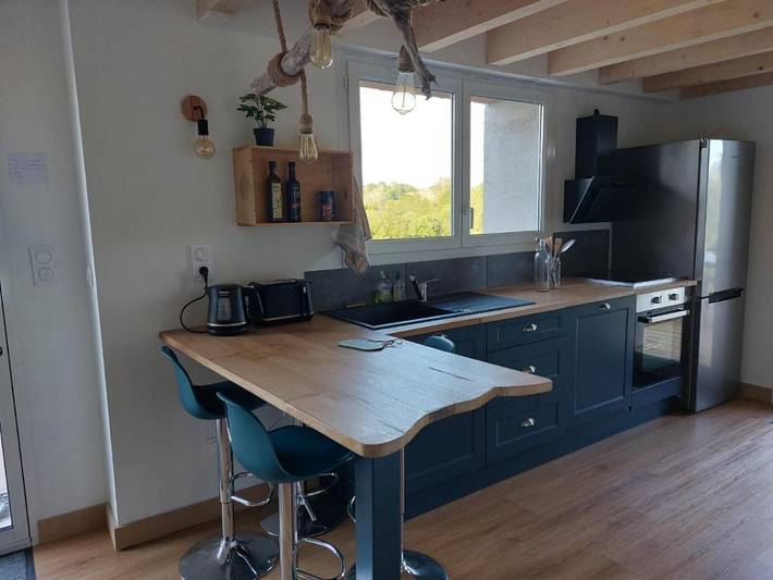 Location de vacances pour 4 personnes, avec vue et jardin, animaux acceptés à Plassac - 4