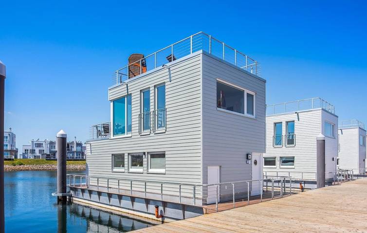 Hausboot für 4 Personen, mit Terrasse und Sauna in Schlei