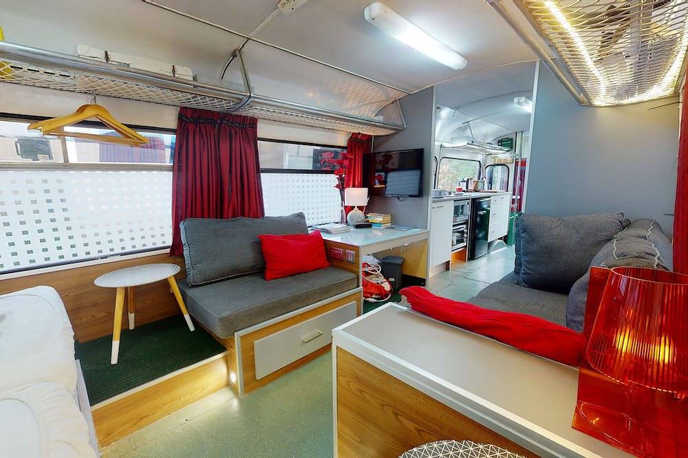 Stay on a vintage 1974 Maltese bus in Xaghra in Xaghra, Gozo