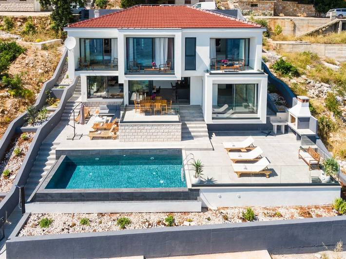 Villa für 6 Personen, mit Meerblick und Terrasse auf Korcula - 3