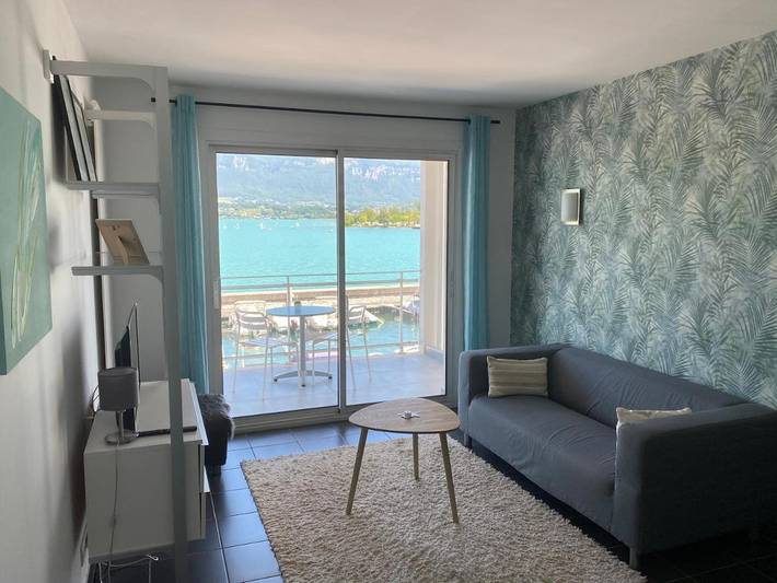 Appartement de vacances pour 2 personnes, avec Balcon et Terrasse ainsi que Vue sur le lac et Vue