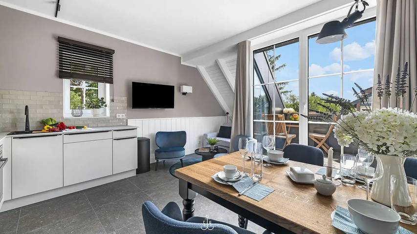 Ferienwohnung für 4 Personen, mit Balkon und Sauna in Dagebüll - 2