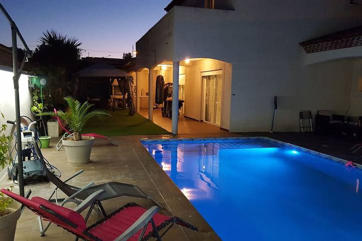 Ferienhaus für 8 Personen, mit Balkon und Garten in Marseillan