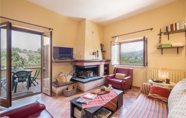Torri in Sabina Apartment mit Pool und Terrasse in Torri in Sabina, Rieti Provinz