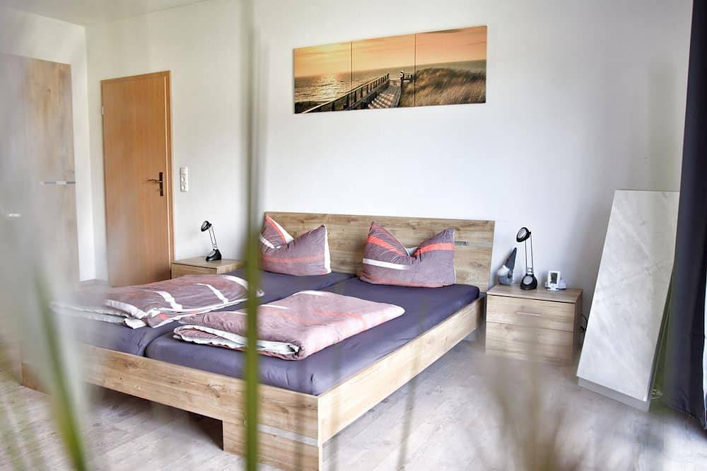 Familienurlaub mit Blick auf die Lagune in Mönkebude, Vorpommern Greifswald