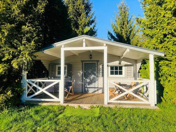 Camping pour 4 personnes, avec vue et jardin en Pologne