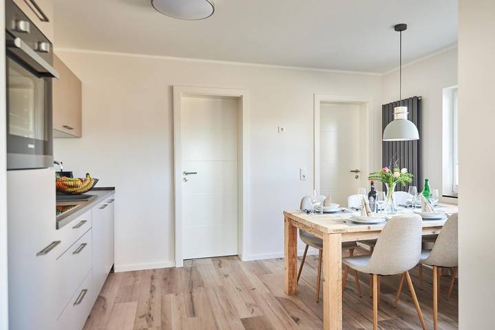 Ferienwohnung für 6 Personen, mit Ausblick und Garten