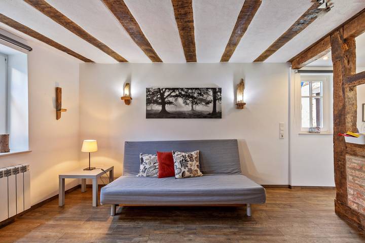 Apartamento entero, Apartamento 'Wohnung 1' con vistas a la montaña, jardín compartido y Wi-Fi in Wallhausen, Distrito de Bad Kreuznach
