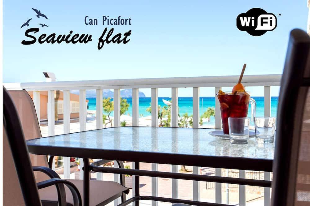 Ganze Wohnung, Can Picafort Wohnung in erster Linie. 6 Pers. Wifi A / C Terrasse mit Blick auf das Meer. 75m2 in Can Picafort, Santa Margalida