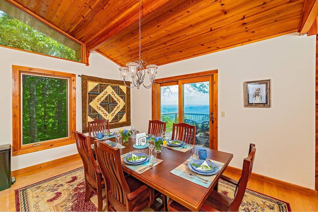 Panoramische Ansichten Von Blue Ridge Mtns & Lake Lure - In Der Nähe Von Asheville & Black Mtn in McDowell County