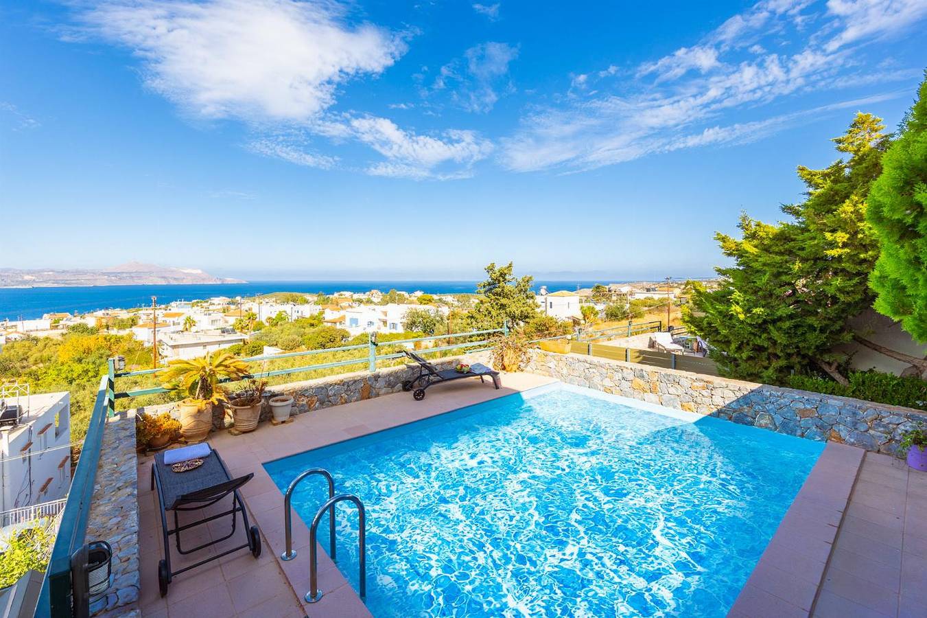 Villa für 7 Personen mit Terrasse in Vamos, Chania und Umgebung