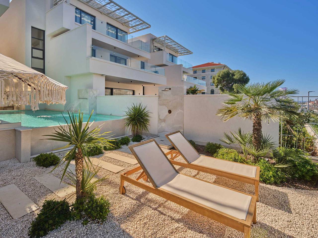 Luxusvilla Lunea mit Pool Iii in Gradska plaža (Trogir), Trogir